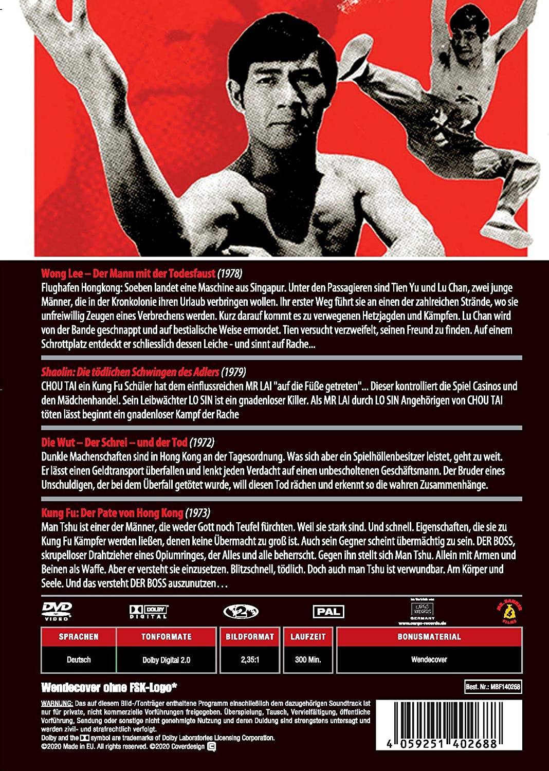 Die Todesbox des Kung Fu (Limited Edition