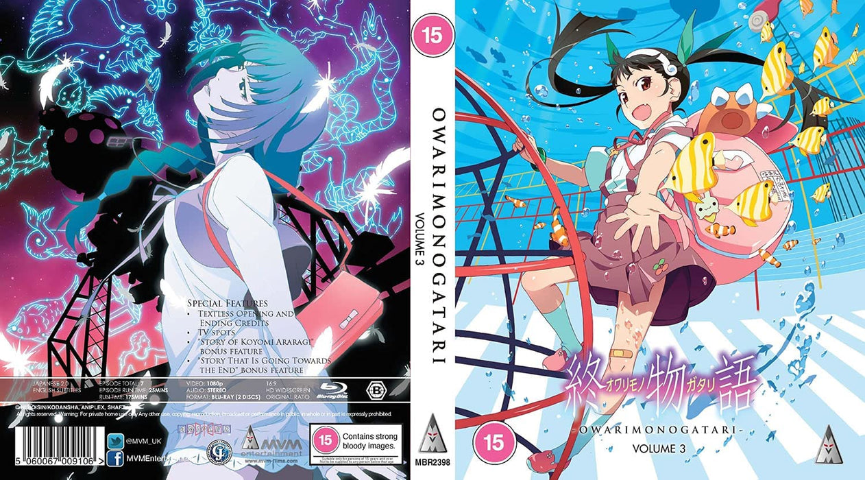 Owarimonogatari PT 3 BLU-RAY