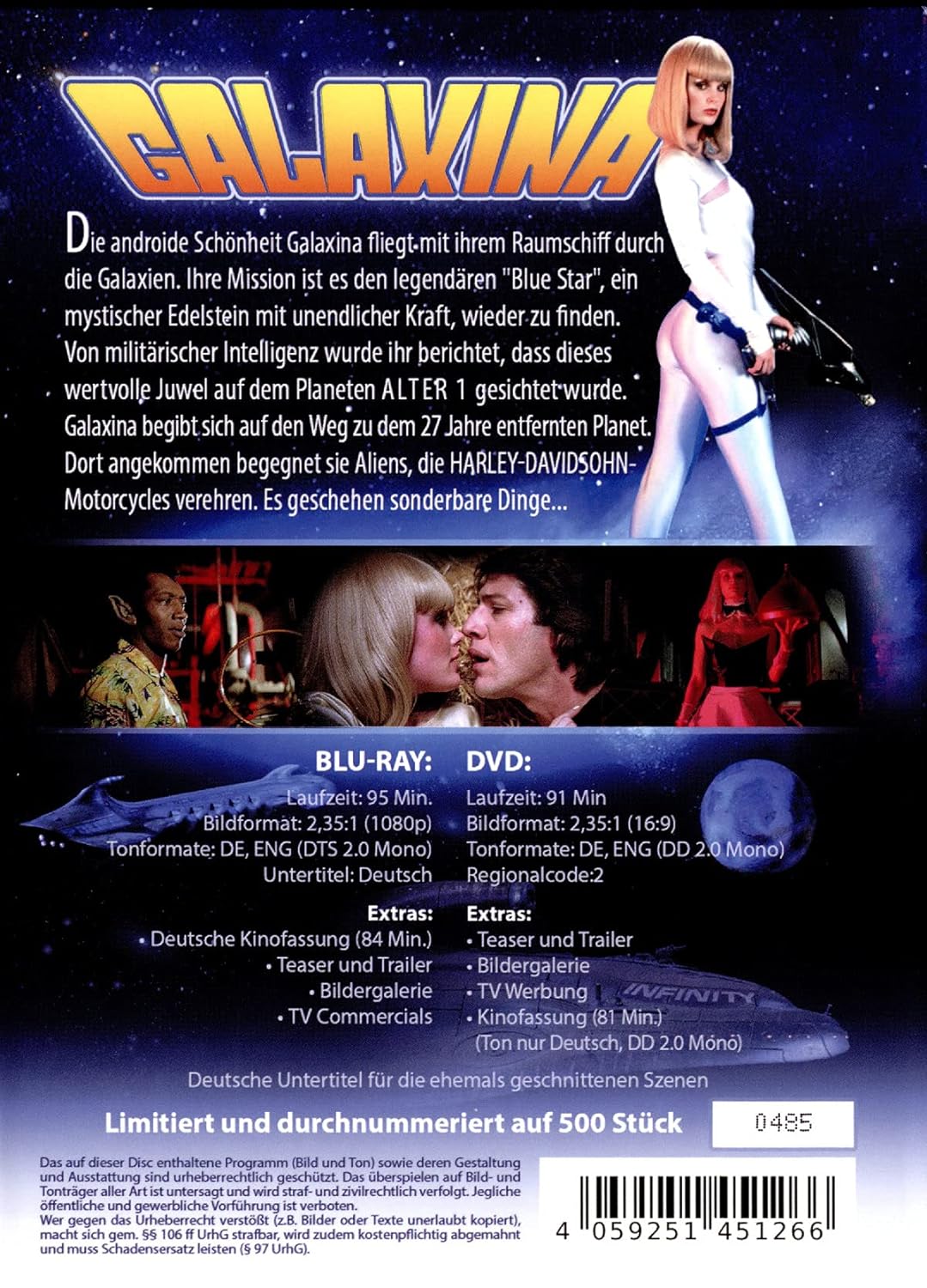 Galaxina - Limited Mediabook Edition - Cover B (limitiert auf nur 500 Stück