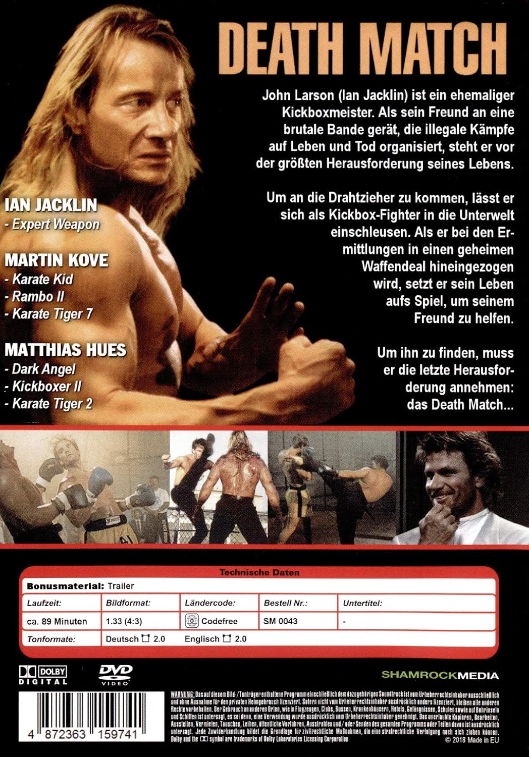 Death Match (mit Martin Kove aus 'Karate Kid' und 'Cobra Kai'
