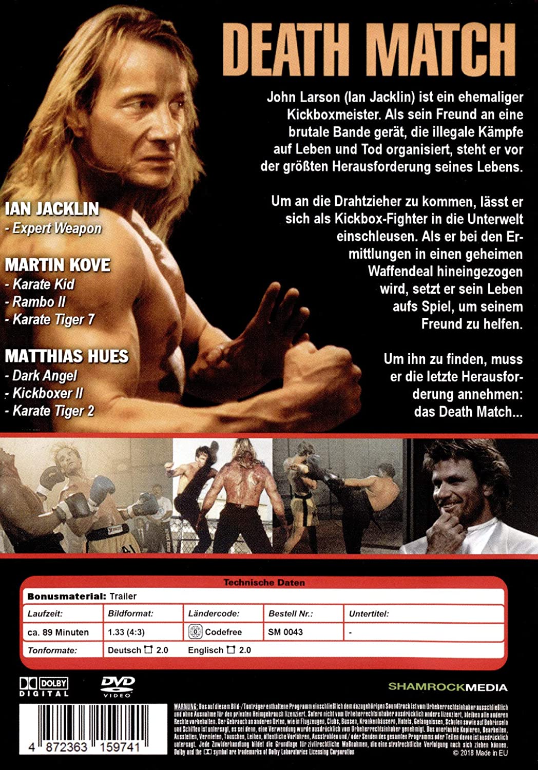 Death Match (mit Martin Kove aus 'Karate Kid' und 'Cobra Kai'