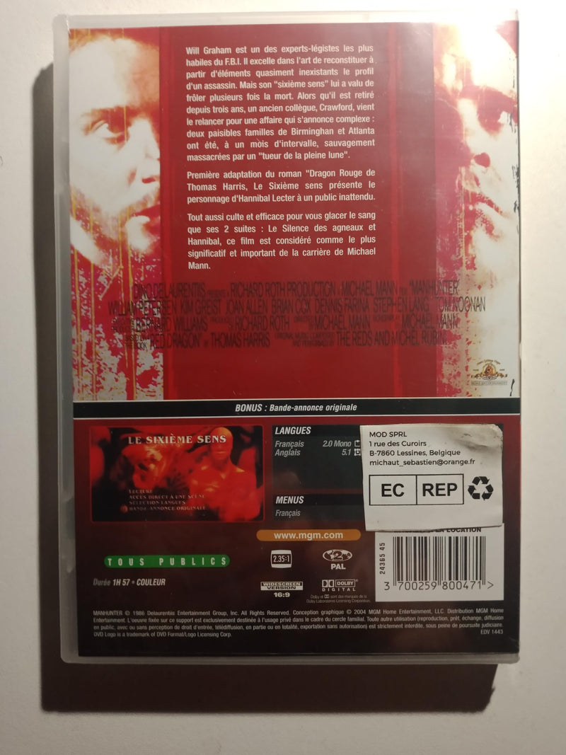 Manhunter, le sixième sens