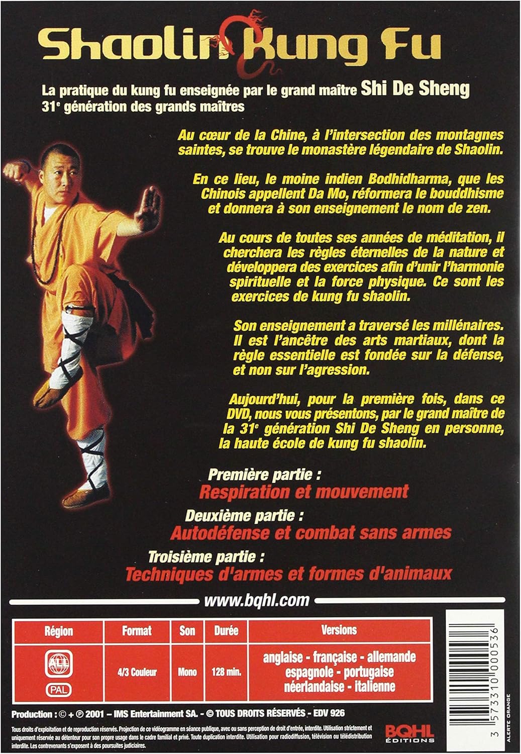 SHAOLIN KUNG FU - SHAOLIN KUNG