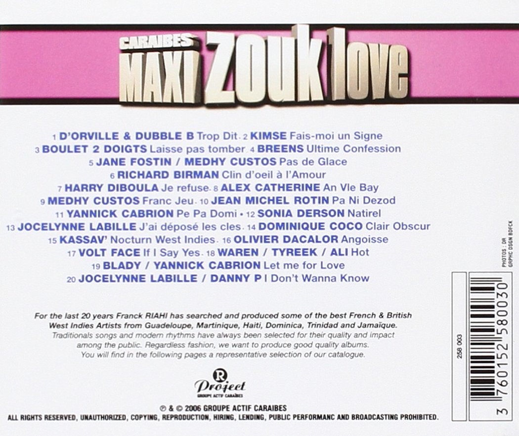 Caraibes Maxi Zouk Love / Various