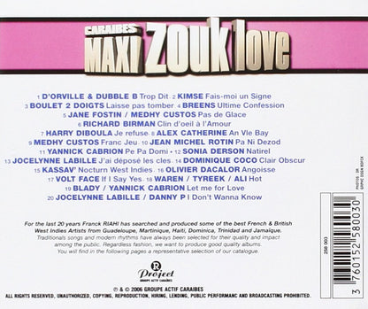 Caraibes Maxi Zouk Love / Various