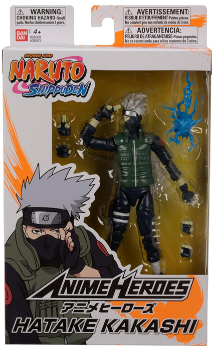 Anime Heroes Figura de Accion Kakashi - Naruto 15cm 36903 Multicolor & Anime Heroes Figura de Accion Naruto Uzamaki - Naruto 17cm 36907 Multicolor