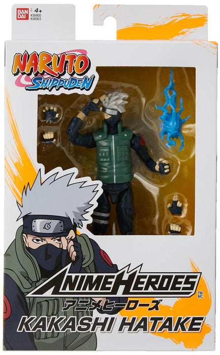 Anime Heroes Figura de Accion Kakashi - Naruto 15cm 36903 Multicolor & Anime Heroes Figura de Accion Naruto Uzamaki - Naruto 17cm 36907 Multicolor