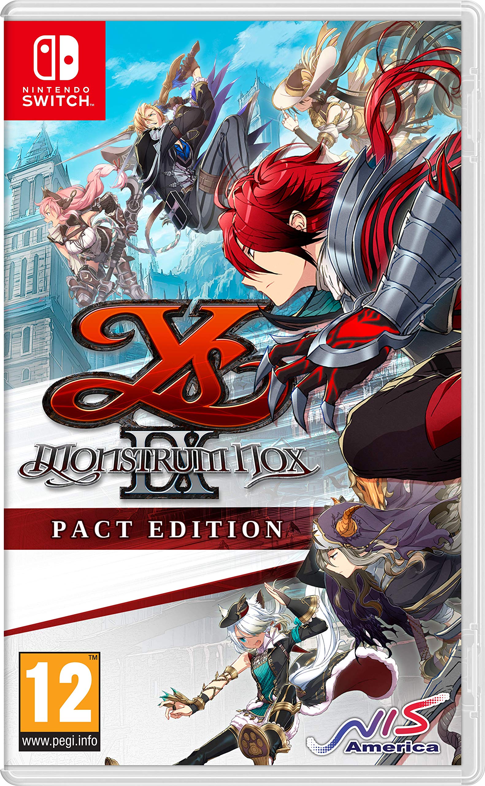Ys Ix: Monstrum Nox Pact Edition - Nintendo Switch Nintendo Switch Pact Edition