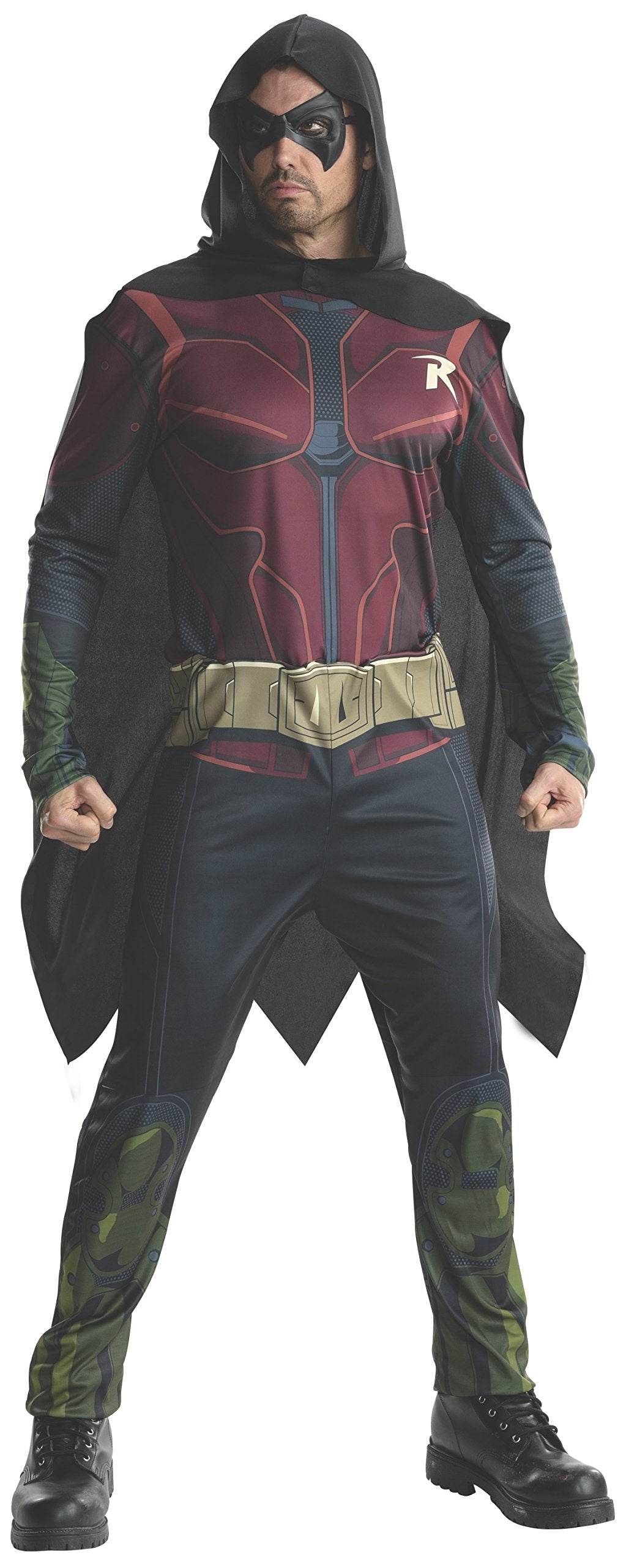 Rubie's 884821XL DC Robin Arkham City Kostüm für Herren, Größe