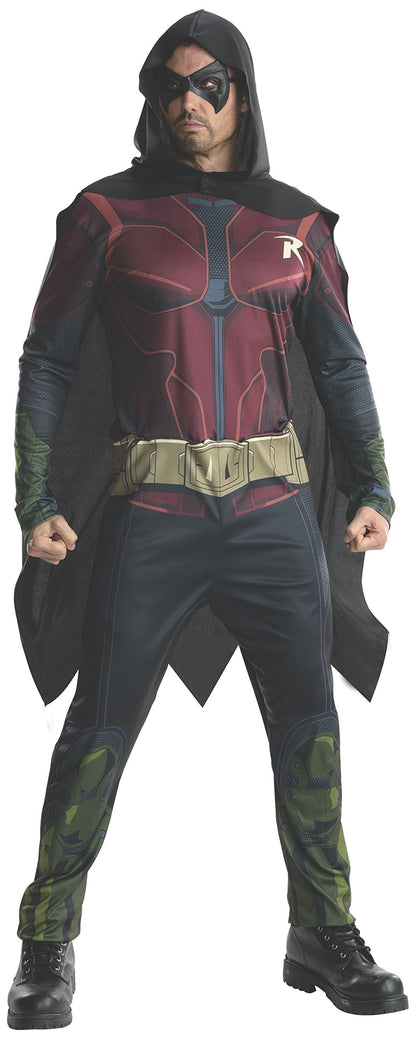 Rubie's 884821XL DC Robin Arkham City Kostüm für Herren, Größe