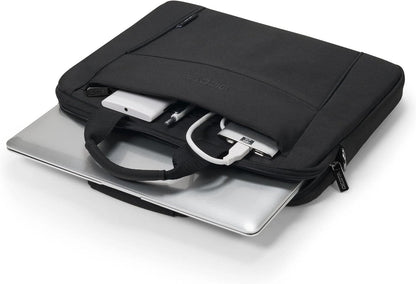 DICOTA Eco Slim Case BASE 15-15.6 - functional laptop case with protective padding, black