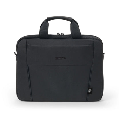 DICOTA Eco Slim Case BASE 15-15.6 - functional laptop case with protective padding, black