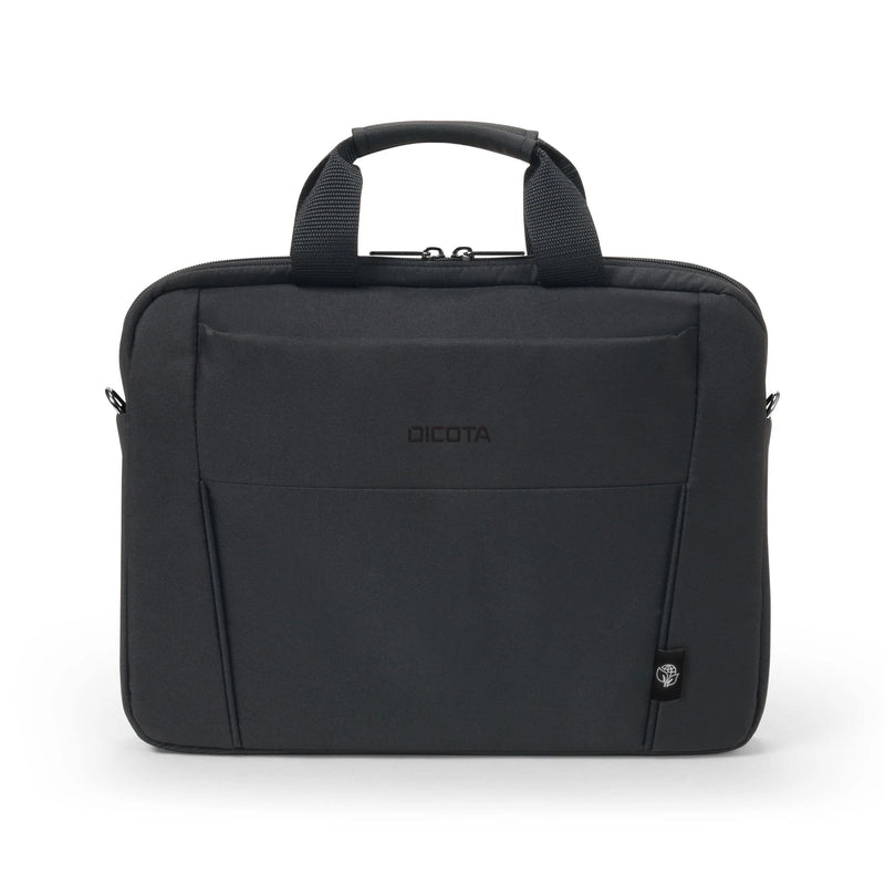 DICOTA Eco Slim Case BASE 15-15.6 - functional laptop case with protective padding, black