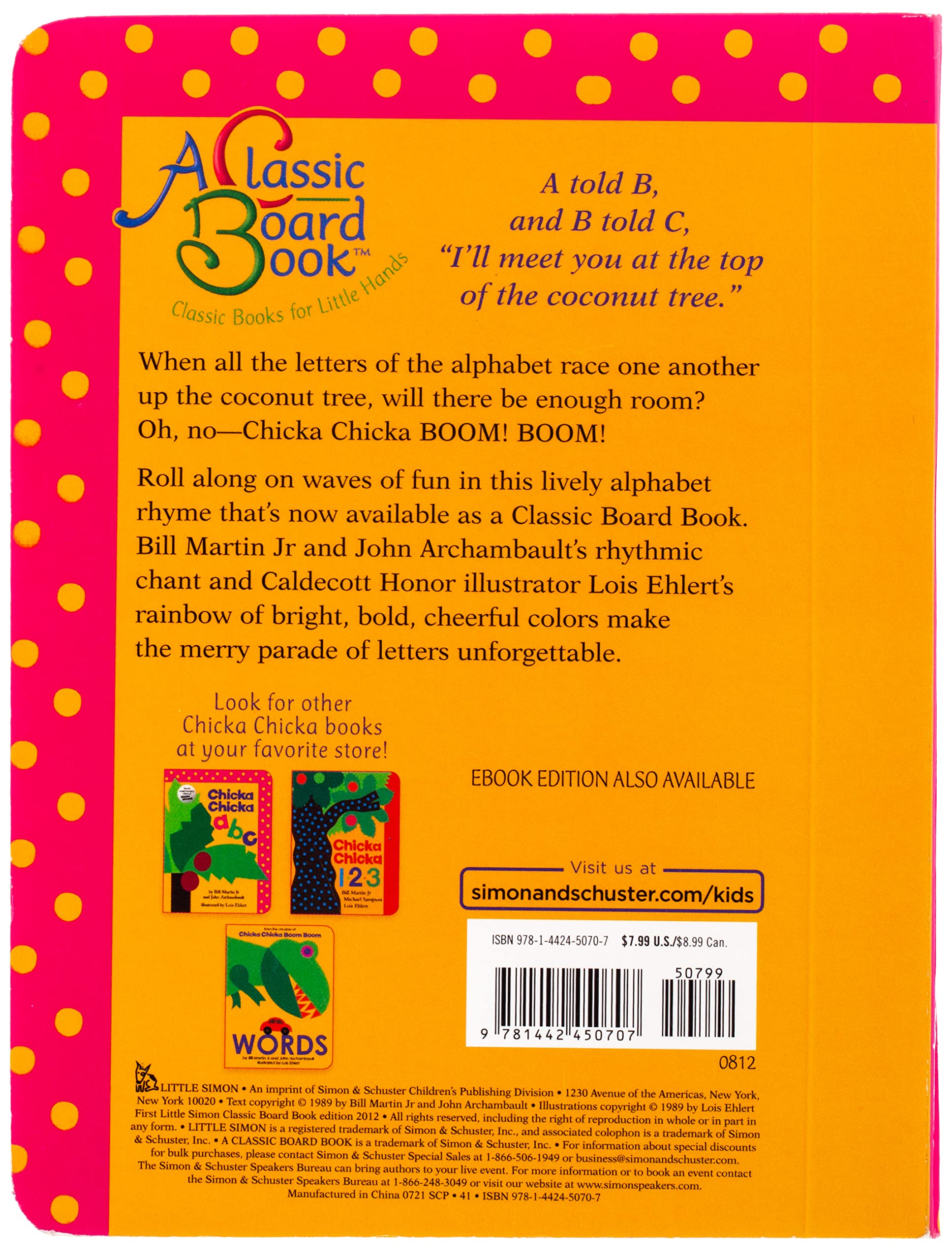 Chicka Chicka Boom Boom (Chicka Chicka Book, A