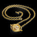The Noble Collection Harry Potter Time Turner Special Edition - 24k Gold Plated Necklace in Collector's Display - Officially Licensed Film Set Movie Props Jewellery Gifts