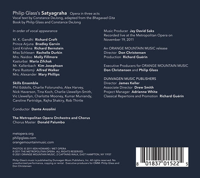 Philip Glass: Satyagraha