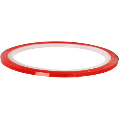 Creativ Company 24636 cinta adhesiva Rojo Apto para uso en interior 10 m - Cintas adhesivas (Rojo, 10 m, 3 mm