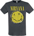 NIRVANA WORN OUT SMILY SHIRT - M