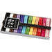 Creativ 10 mm 12 x 1 m Ribbon Collection with White Stitch, Assorted Colours