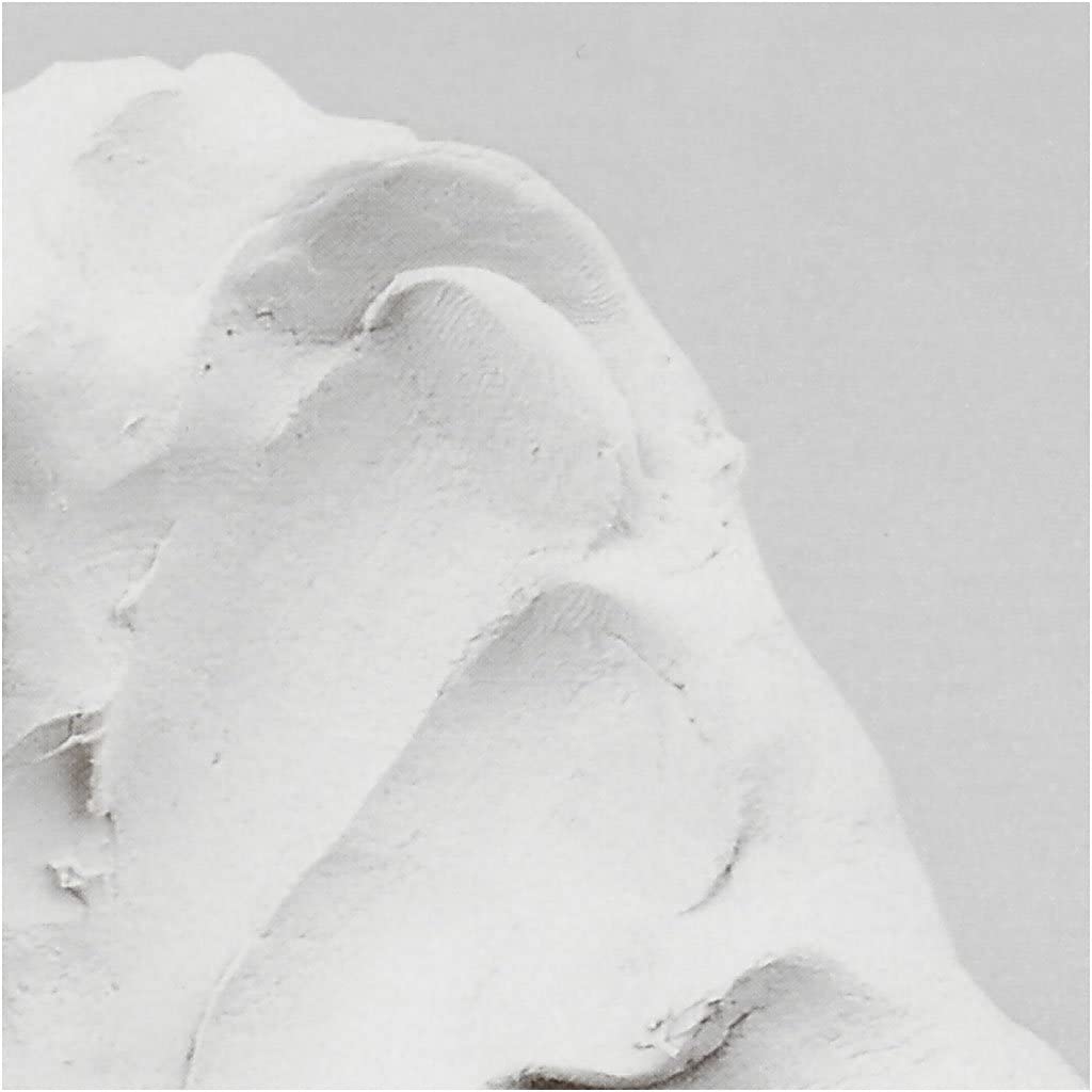 Creativ 789010 Self-Hardening Clay, light grey, 1000g