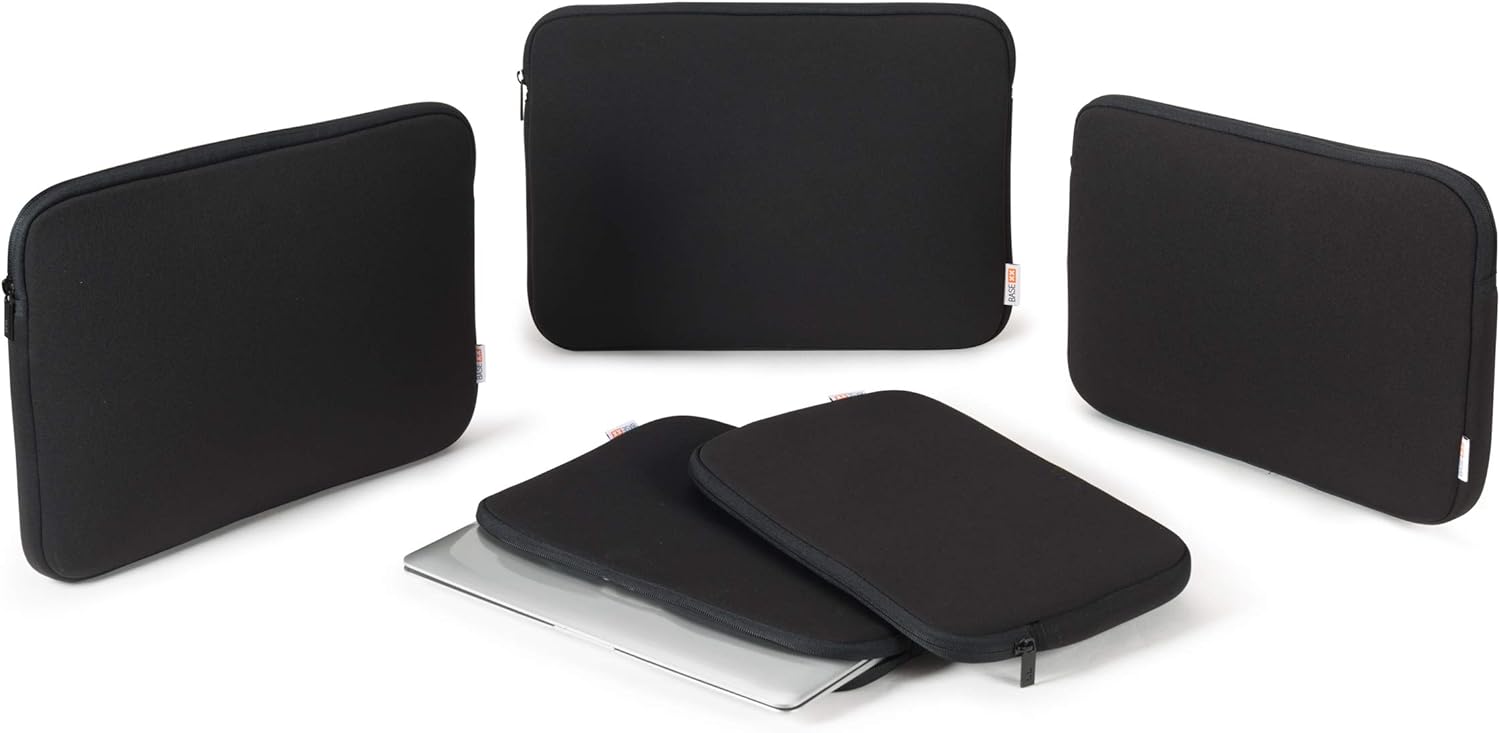 base xx Laptop Sleeve 12” - 12.5” – Laptop case in robust PU foam for reliable protection, black
