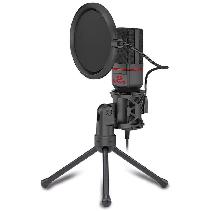 Redragon Seyfert GM100 Professional Gaming Microphone with Pop Filter (3.5mm Connection
