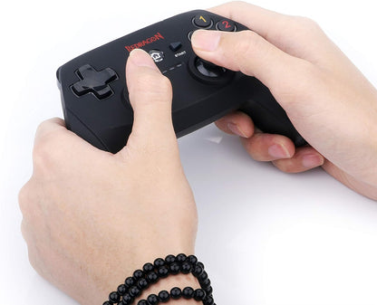 Redragon G808 Harrow Wireless Controller for PC/PS3 with Internal Battery, Wireless Gamepad Controller Joystick with Vibration Compatible with Xinput/Dinput