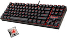 Redragon K552-2 87 Keys 60% Small TKL Mechanical Gaming Keyboard (Black Red LED Backlit
