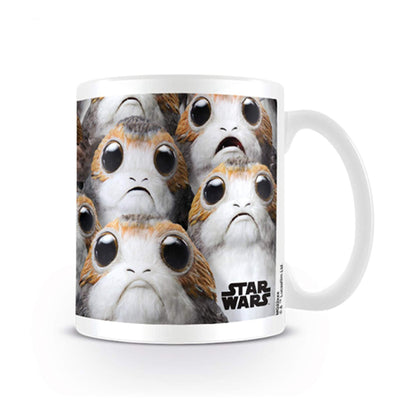 Star Wars MG24937 The Last Jedi Many Porgs Coffee Mug Kaffeetassen, porzellan, Mehrfarbig, 1 Stück (1er Pack