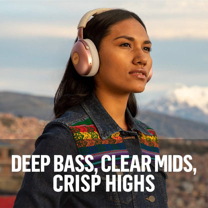 House of Marley Positive Vibration XL Wireless Headphones - Bluetooth, Portable, Over-Ear Headphones, Quick Charging, 24 Hours Battery Life, On-Board Mic and Volume Control