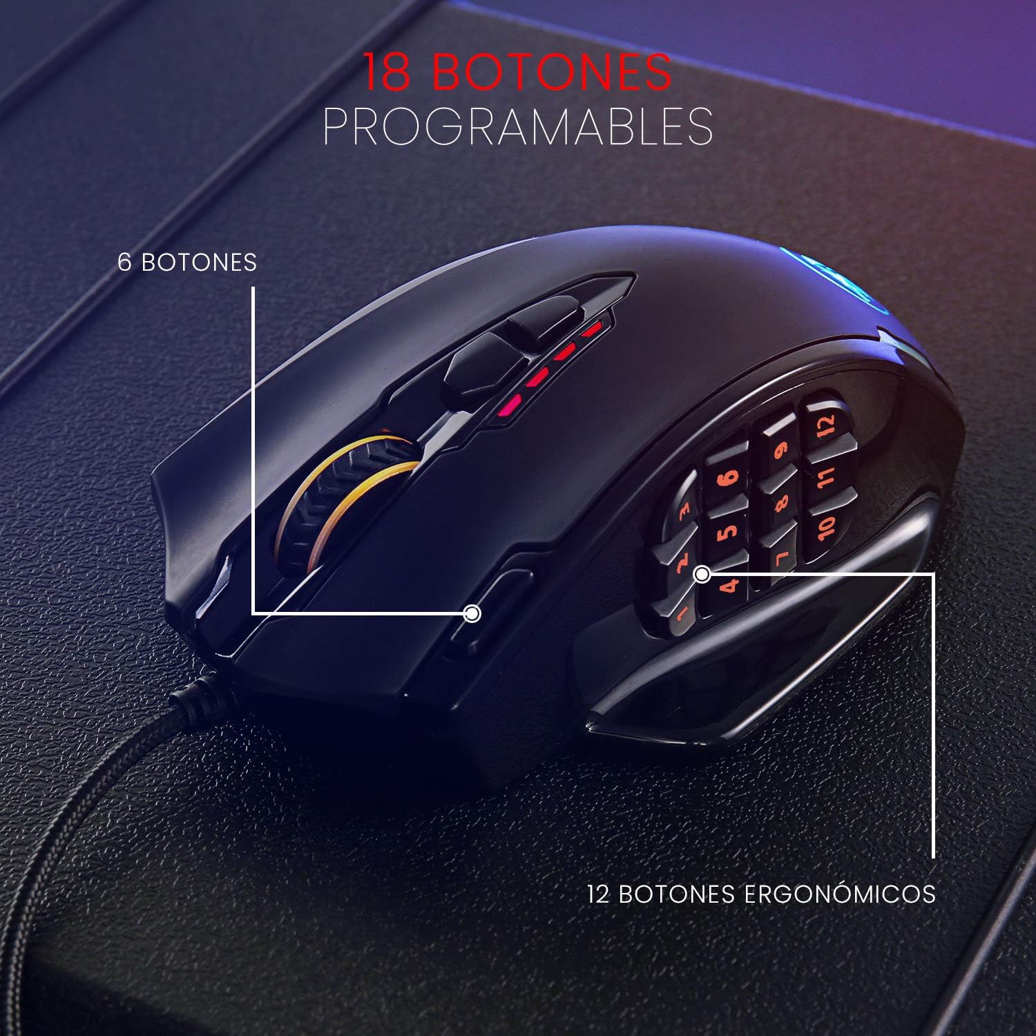 Redragon Mysz Mysz M908 (Las