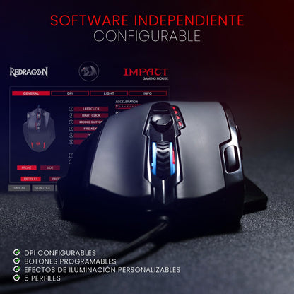 Redragon Mysz Mysz M908 (Las