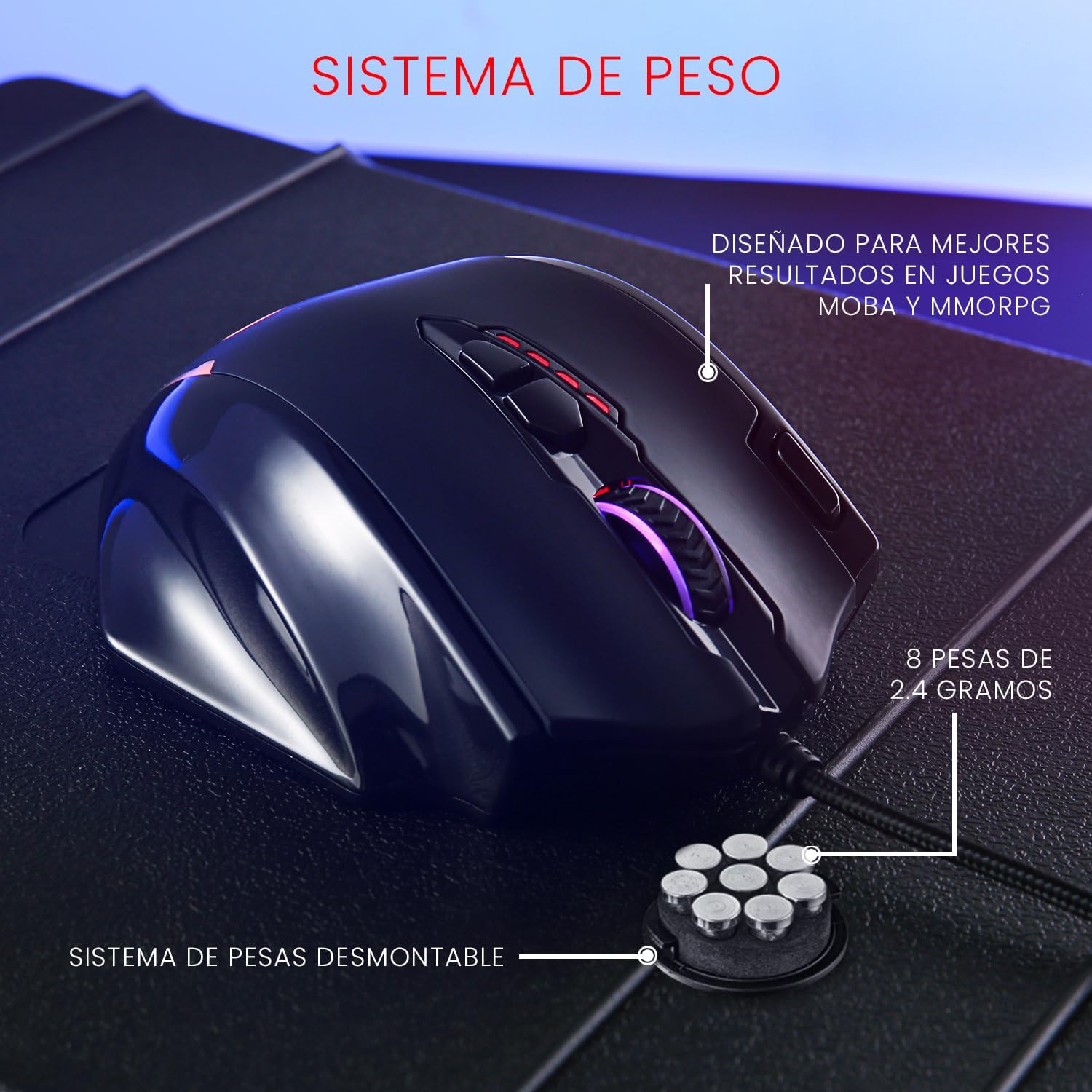 Redragon Mysz Mysz M908 (Las