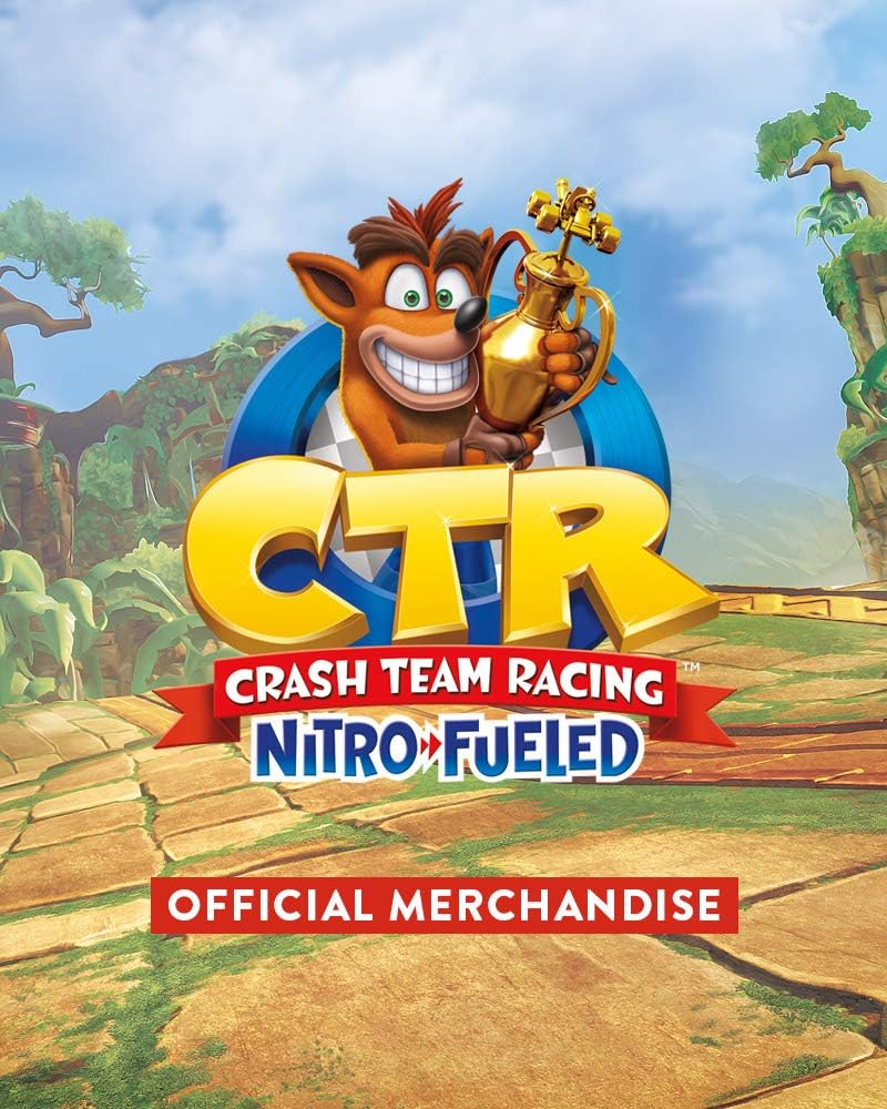 Crash Team Racing Toolbox Pin Badge Set Black