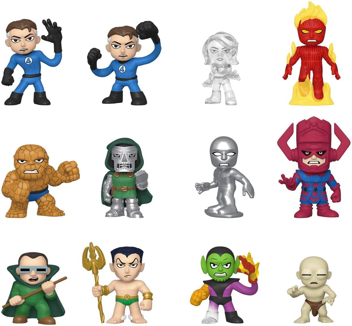 Funko POP! MYSTERY MINI: Fantastic Four (ONE Random Mystery Mini Figure Per Purchase)