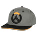 JINX Overwatch Blocked Stretch-Fit Baseball Hat, Black, One Size