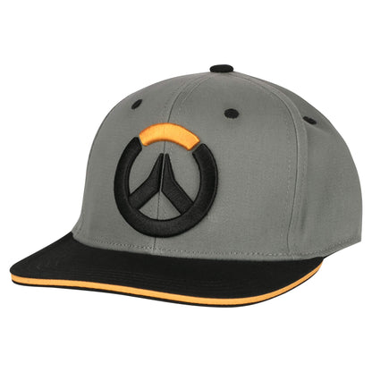 JINX Overwatch Blocked Stretch-Fit Baseball Hat, Black, One Size