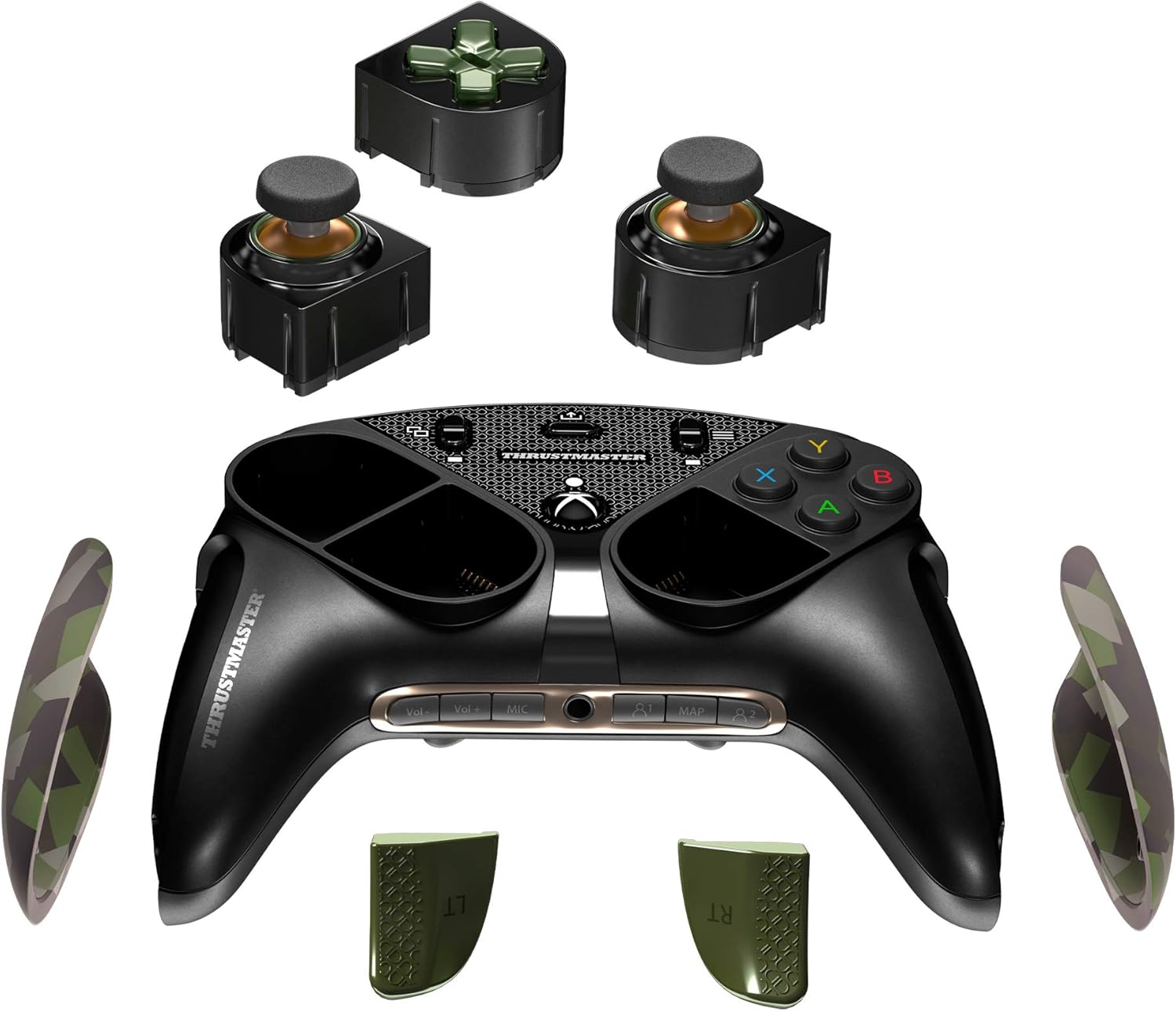 Thrustmaster ESWAP X Green Color Pack - Pack of 7 Green Camo Modules for ESWAP X Controller