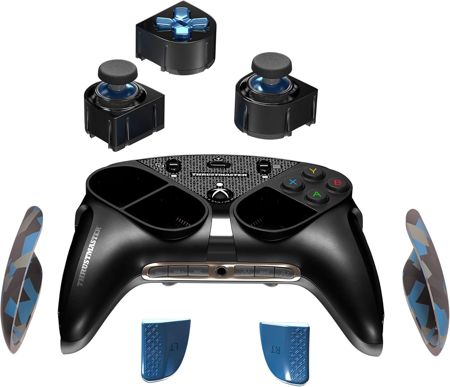 Thrustmaster ESWAP X Blue Color Pack - Pack of 7 Green Camo Modules for ESWAP X Controller