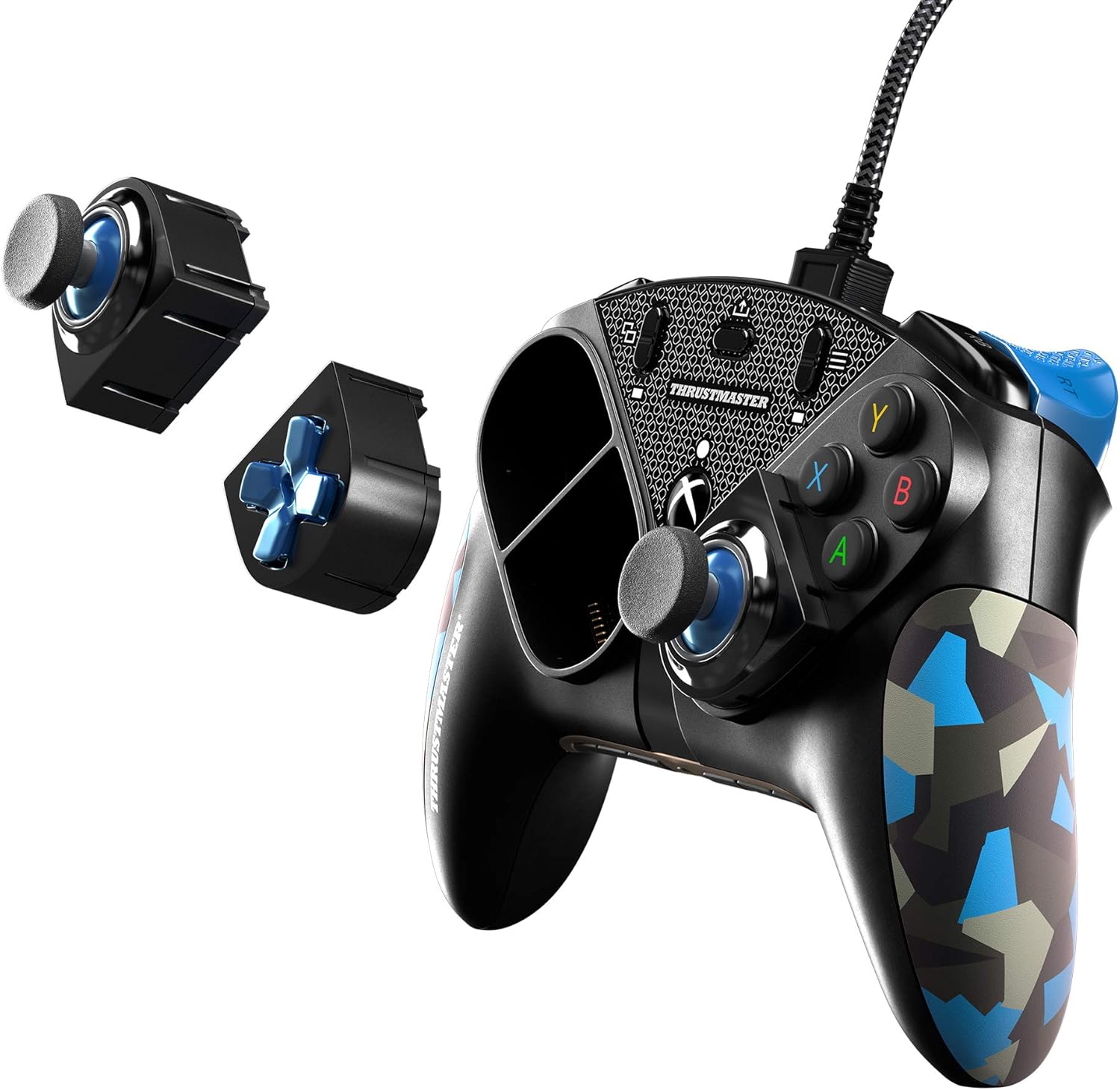 Thrustmaster ESWAP X Blue Color Pack - Pack of 7 Green Camo Modules for ESWAP X Controller