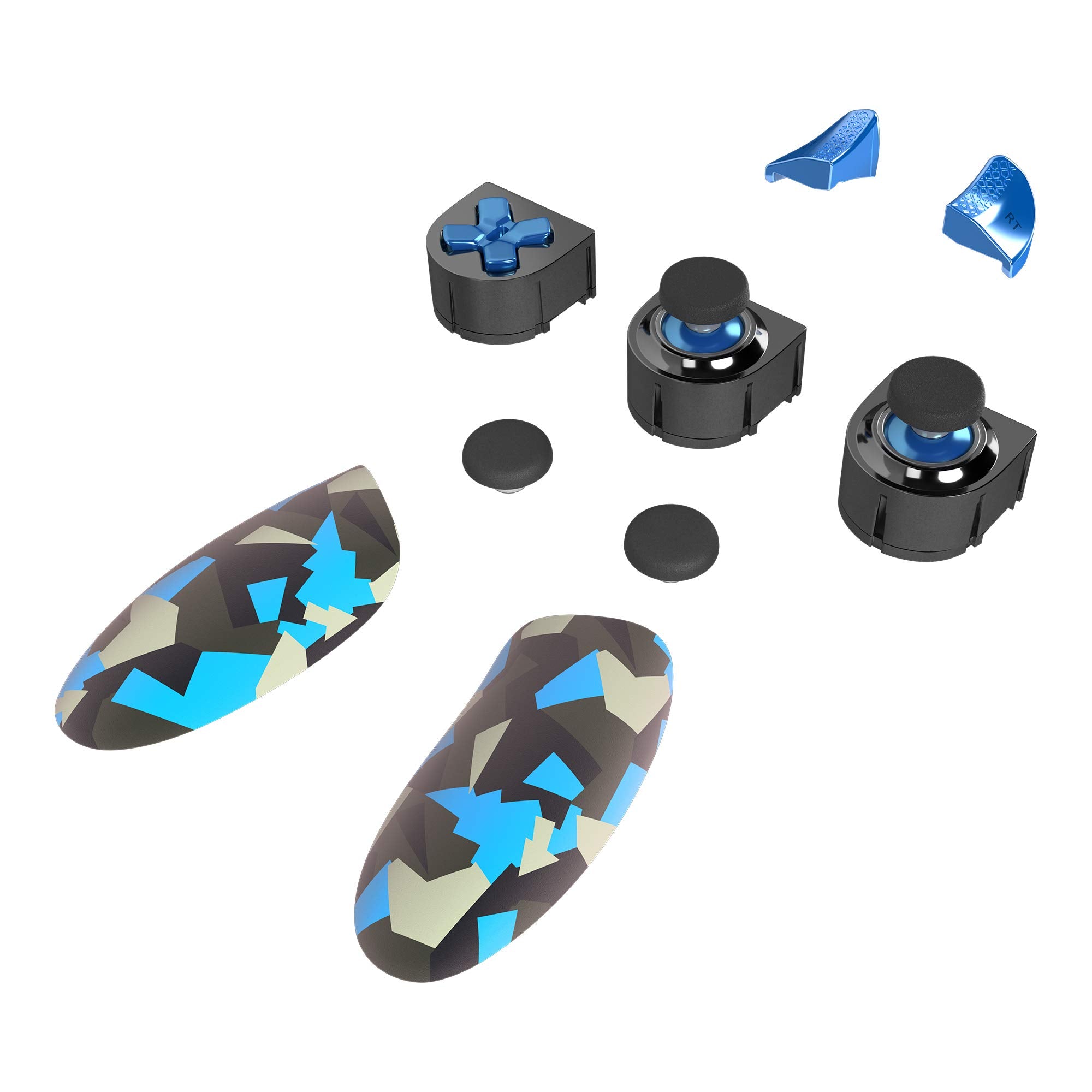 Thrustmaster ESWAP X Blue Color Pack - Pack of 7 Green Camo Modules for ESWAP X Controller