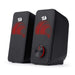 Redragon 2.0 Stentor (GS500) 2x5W Stereo Speaker for Computer with Red Backlight, Powered by USB & 3.5mm Jack