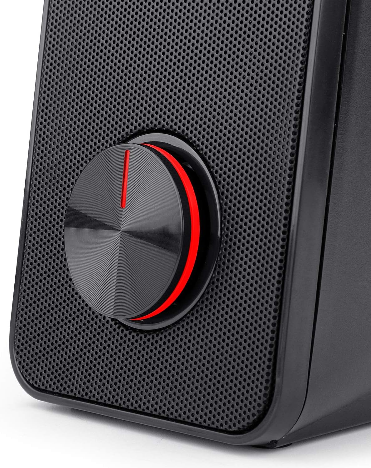 Redragon 2.0 Stentor (GS500) 2x5W Stereo Speaker for Computer with Red Backlight, Powered by USB & 3.5mm Jack