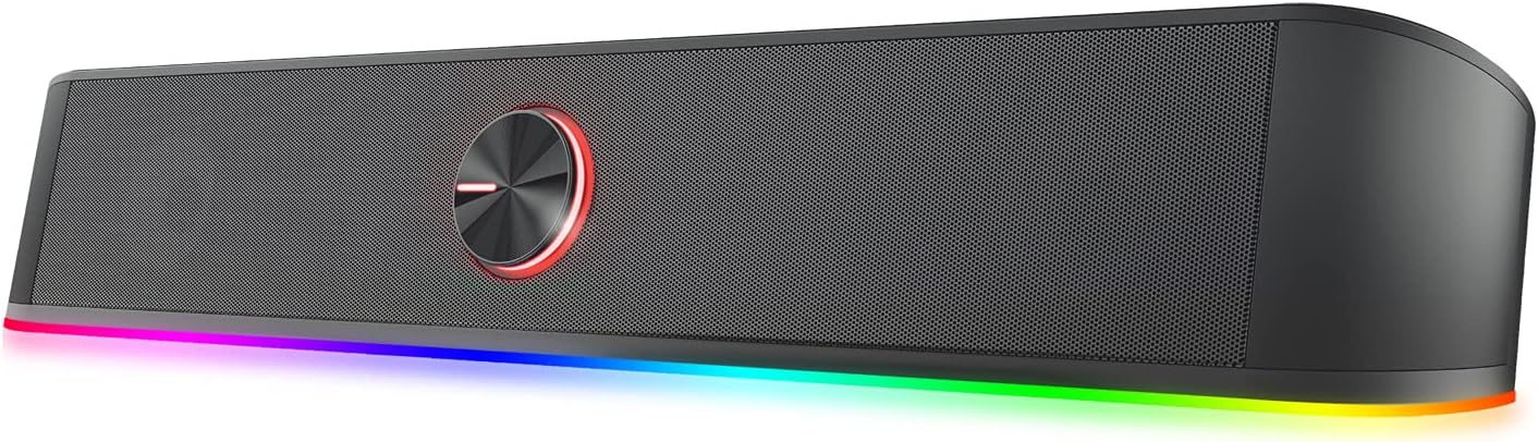 Redragon Gaming Soundbar GS560 Adiemus, RGB, Compact Size, Excellent Sound, RED-GS560, Black