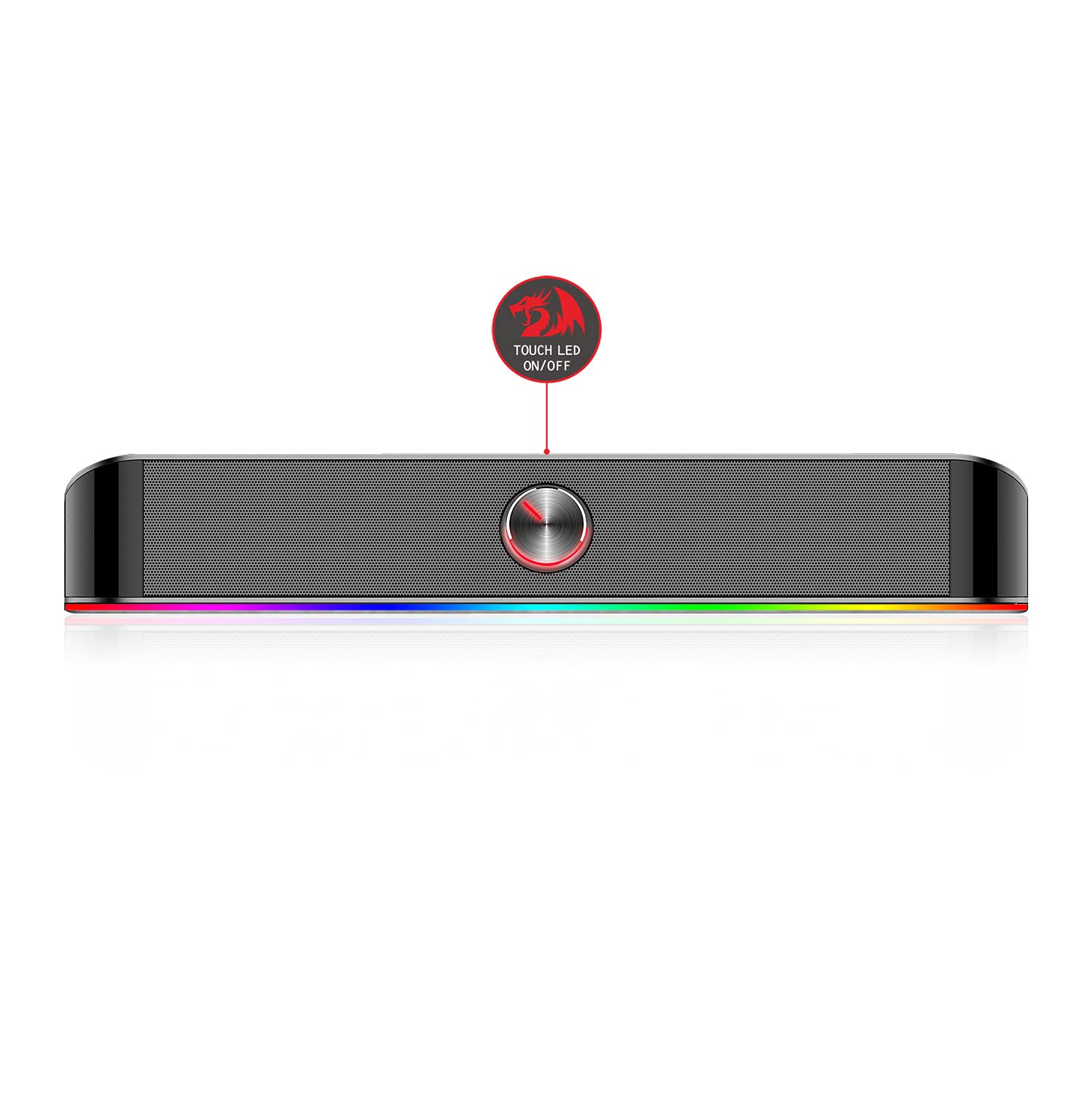 Redragon Gaming Soundbar GS560 Adiemus, RGB, Compact Size, Excellent Sound, RED-GS560, Black