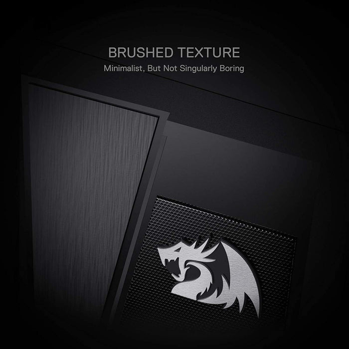 Redragon GS520 Anvil RGB Desktop Speakers, 2.0 Channel PC Computer Stereo Speaker with 6 Colorful LED Modes, Enhanced Bass and Easy-Access Volume Control, USB Powered w/ 3.5mm Cable Black