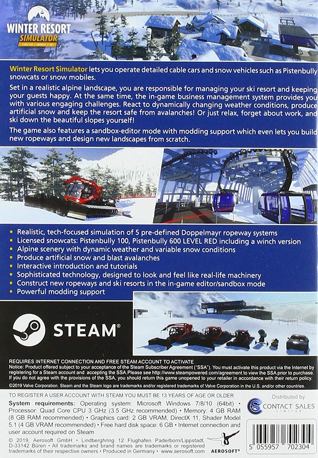 Winter Resort Simulator (Windows 8 ) PC DVD Standard