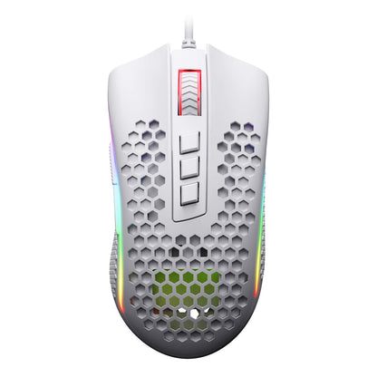 Redragon M808 Storm Ultralight Wired Gaming Mouse, 85g Lightweight Honeycomb Shell - Adjustable DPI Up to 12,400 - Optical Sensor - 7 Programmable Buttons - for PC Gamers
