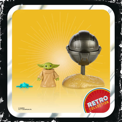 Star Wars Retro Collection The Child Toy 9.5-cm-Scale The Mandalorian Action Figure with Accessories, Toys for Kids Ages 4 and Up