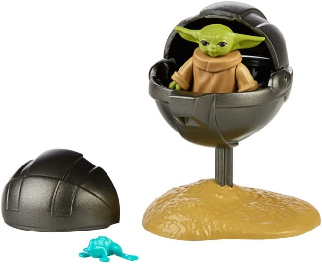 Star Wars Retro Collection The Child Toy 9.5-cm-Scale The Mandalorian Action Figure with Accessories, Toys for Kids Ages 4 and Up